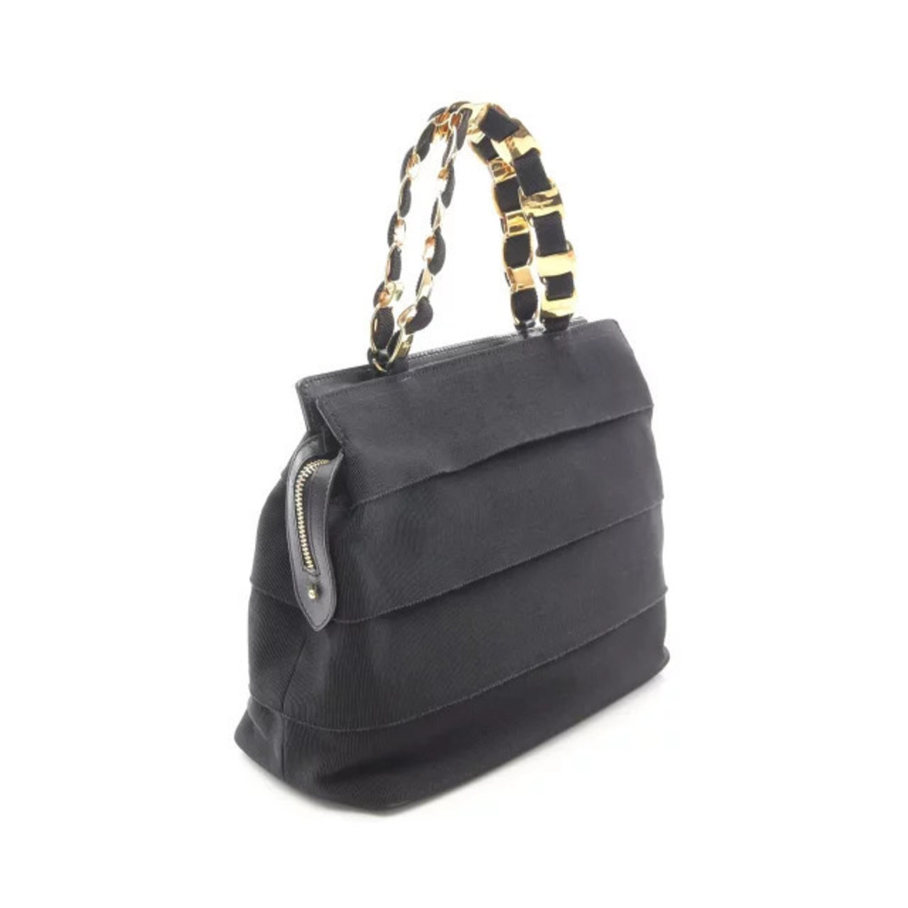 Salvatore Ferragamo Vara black leather handbag Black